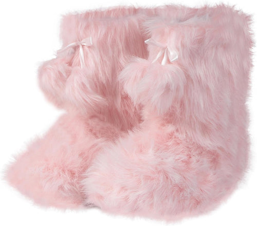 Women'S Soft Fleece Plush Warm Indoor House Slipper Boots Shoes