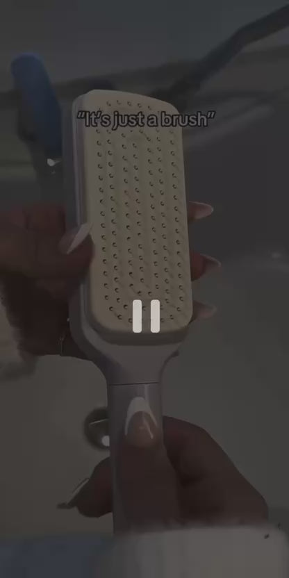 Self-Cleaning Hair Brush One-Click Detangling & Scalp Massage